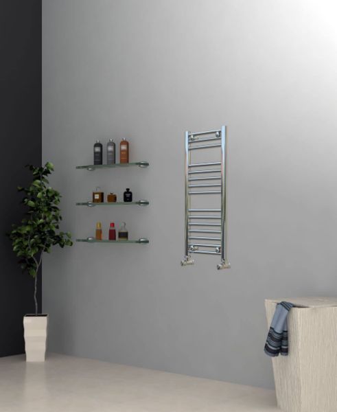 Picture of Chrome Towel Radiator 300mm Wide 800mm High