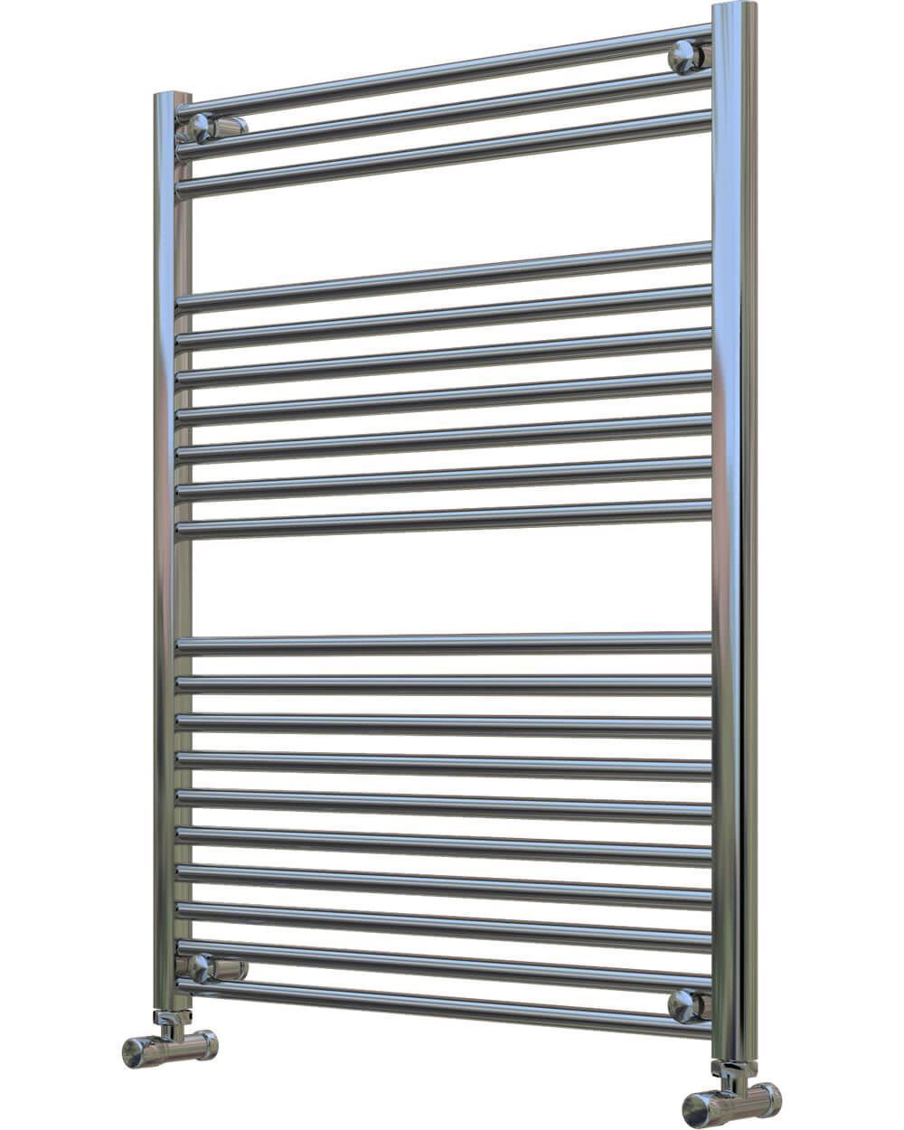 800mm Wide 1000mm High Chrome Flat Towel Radiator