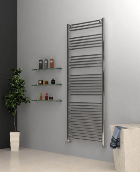 Picture of Chrome Towel Radiator 700mm Wide 1750mm High