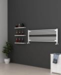 Picture of White Bathroom Towel Rail  1200mm Wide 400mm High