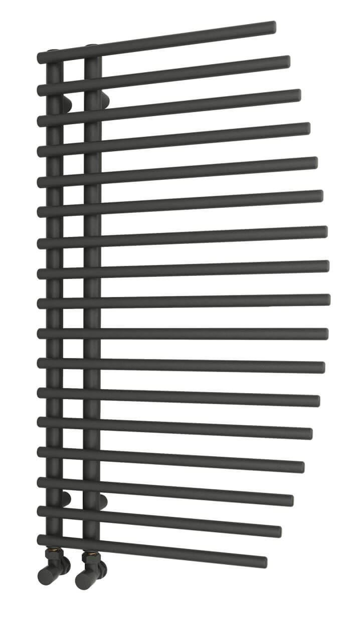BESLANO Anthracite Towel Radiator 550mm Wide 1000mm High