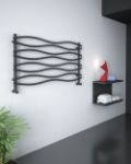 Picture of WAVE Designer Towel Radiator 1200mm (W) x 635mm (H) Anthracite