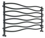 Picture of WAVE Designer Towel Radiator 1200mm (W) x 635mm (H) Anthracite