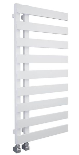 Picture of EMRENO Designer Towel Radiator 500mm x 800mm | Open End Flat White
