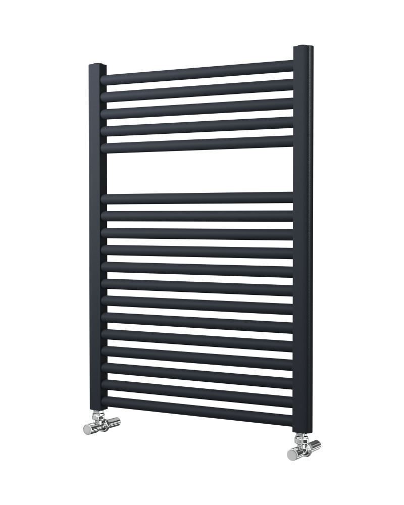 500mm Wide 842mm High Anthracite Towel Radiator