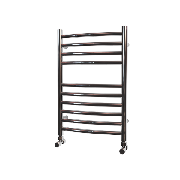 400mm Wide 600mm High Stainless Steel CURVED Towel Rail