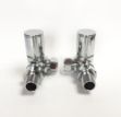 Chrome CORNER Radiator Valves