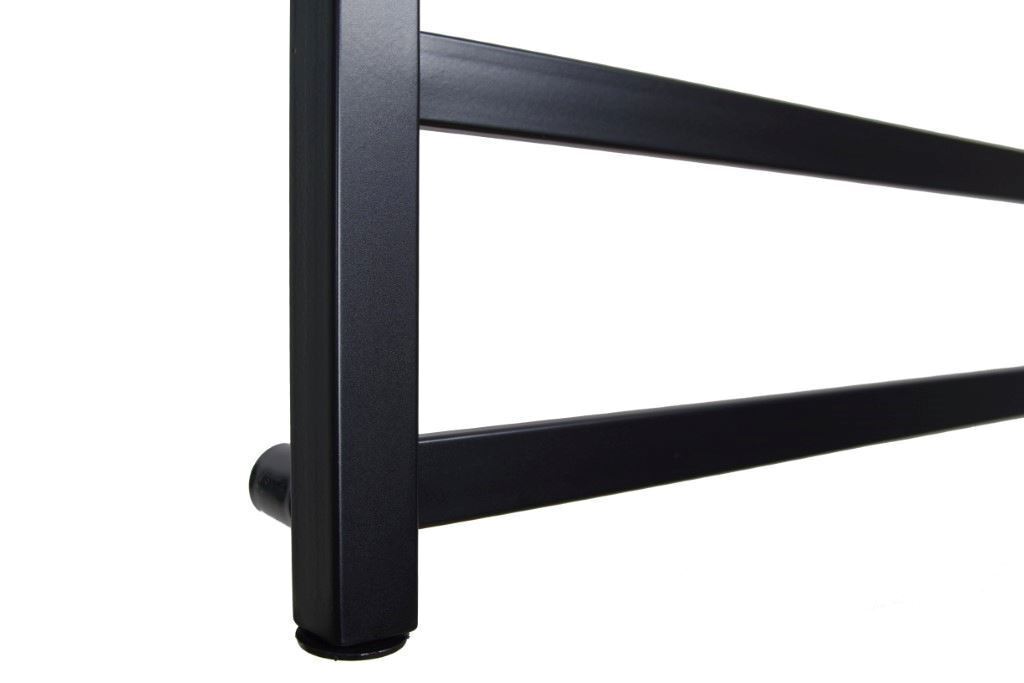 DEX 800mm Wide 630mm High Black Designer Bathroom Radiator