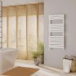 Picture of OLIE 500mm Wide 1120mm High White Designer Towel Rail