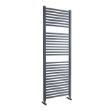 Picture of TODY 500mm Wide 1420mm High Square Tube Anthracite Designer Towel Rail