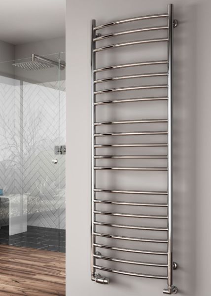 Picture of EOS 600mm Wide 1200mm High Stainless Steel Towel Radiator