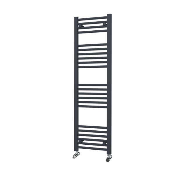 Anthracite Towel Radiator 400mm Wide 1400mm High