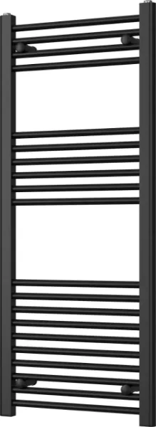 Picture of Black Towel Radiator - 500mm Wide 1200mm High