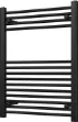 Picture of Black Towel Radiator - 600mm Wide 800mm High