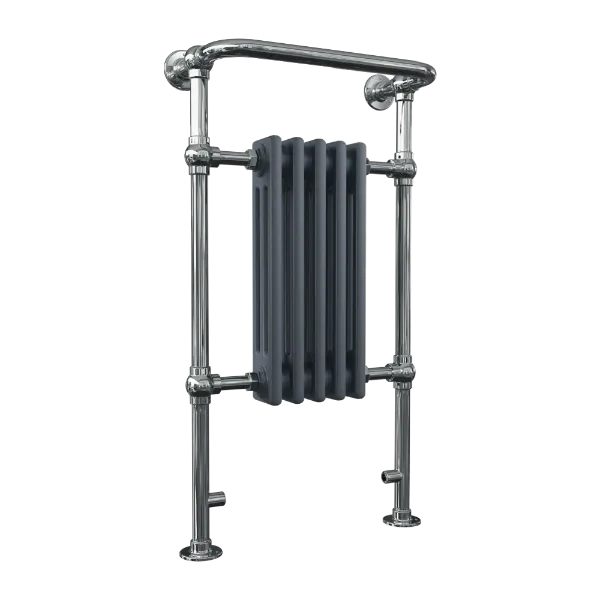 Traditional towel radiator 800mm wide outlet