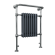 Picture of 8 Column Traditional Floor Standing Towel Rail 963 x 673 Anthracite