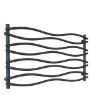 Picture of WAVE Designer Towel Radiator 1200mm (W) x 635mm (H) Anthracite
