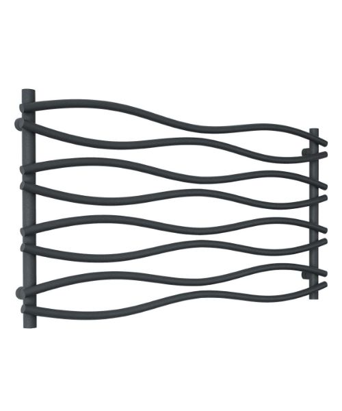 Picture of WAVE Designer Towel Radiator 1200mm (W) x 635mm (H) Anthracite
