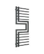 Picture of SLIZZA Designer Towel Radiator 500mm Wide | 1300mm High S-Shaped Anthracite