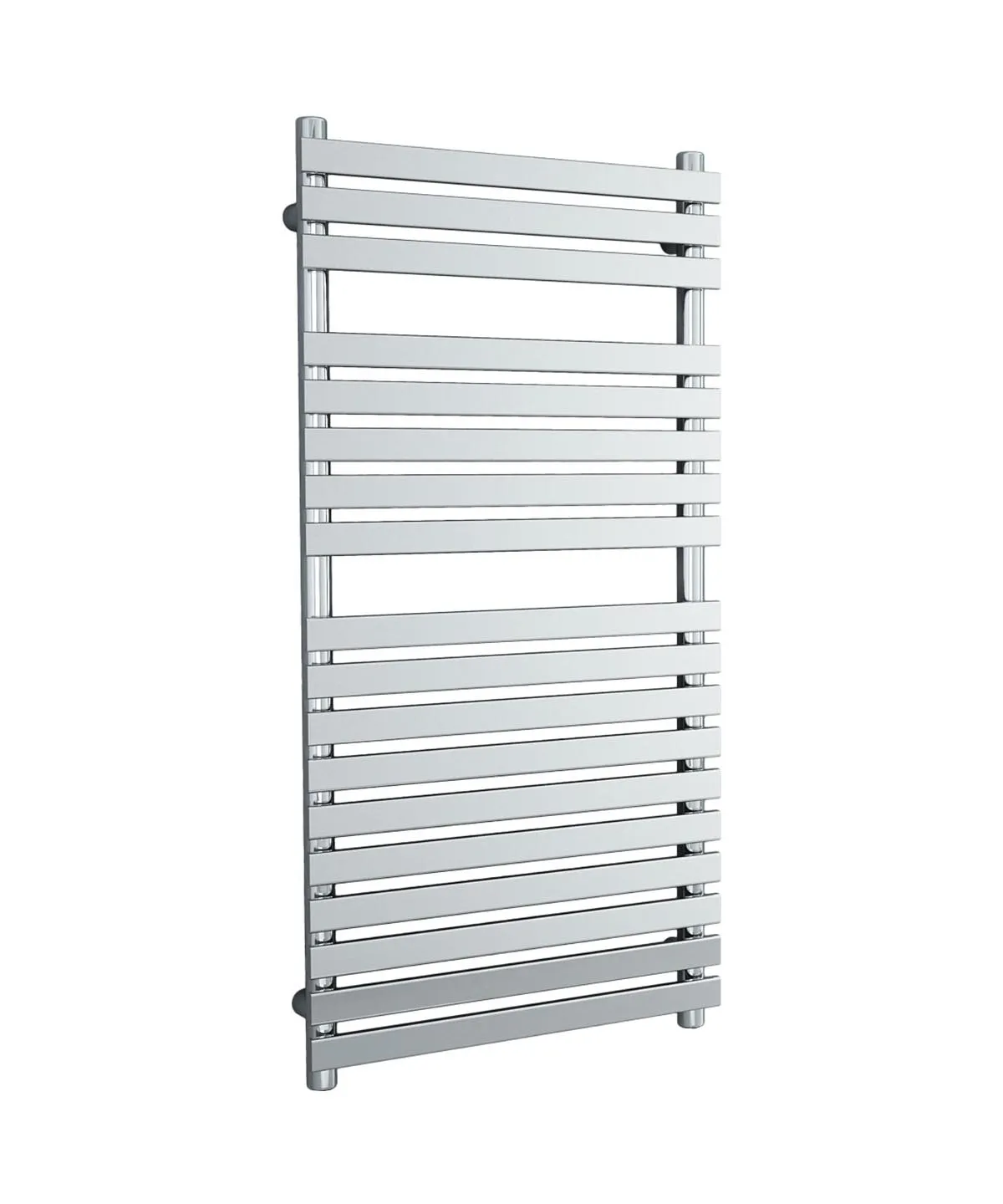 SONAVA 600mm Wide 1200mm High Rectangular Tube Chrome Designer Towel ...