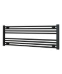 Picture of Horizontal Anthracite Towel Radiator 1200mm Wide | 400mm High