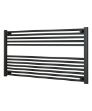 Picture of Horizontal Anthracite Towel Radiator 1200mm Wide |600mm High