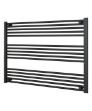 Picture of Horizontal Anthracite Towel Radiator 1200mm Wide | 800mm High