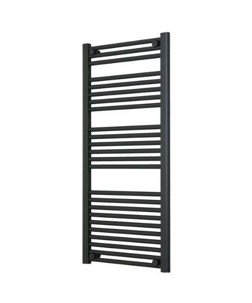 Picture of Ladder Anthracite Towel Radiator 500mm Wide | 1150mm High