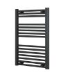 Picture of Small Anthracite Towel Radiator 500mm Wide | 750mm High