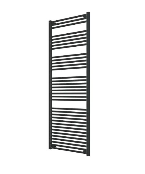 Picture of Anthracite Heated Towel Rail - Large 700mm Wide | 1750mm High