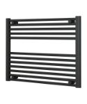 Picture of Horizontal Anthracite Towel Radiator 800mm Wide | 600mm High
