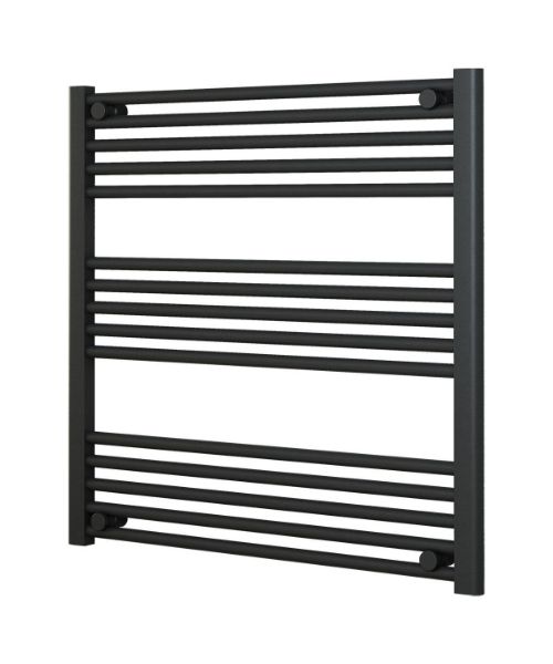 Picture of Horizontal Anthracite Towel Radiator 800mm Wide | 800mm High
