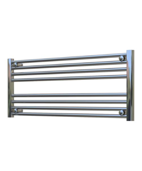 Picture of Horizontal Chrome Towel Radiator 1000mm Wide | 400mm High