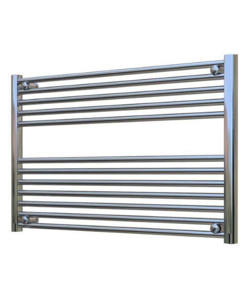 Picture of Horizontal Chrome Towel Radiator 1000mm Wide | 600mm High