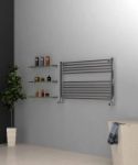 Picture of Horizontal Chrome Towel Radiator 1000mm Wide | 600mm High