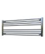 Picture of Horizontal Chrome Towel Radiator 1200mm Wide | 400mm High