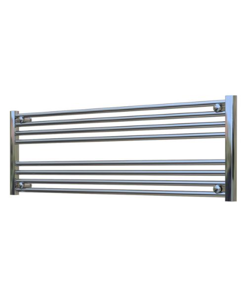 Picture of Horizontal Chrome Towel Radiator 1200mm Wide | 400mm High