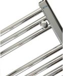 Picture of Horizontal Chrome Towel Radiator 1200mm Wide | 600mm High