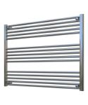 Picture of Horizontal Chrome Towel Radiator 1200mm Wide | 800mm High
