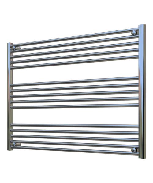 Picture of Horizontal Chrome Towel Radiator 1200mm Wide | 800mm High