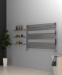 Picture of Horizontal Chrome Towel Radiator 1200mm Wide | 800mm High