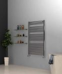 Picture of Ladder Chrome Towel Radiator 700mm Wide | 1150mm High