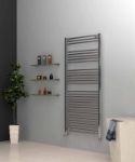 Picture of Large Chrome Towel Radiator 700mm Wide | 1500mm High