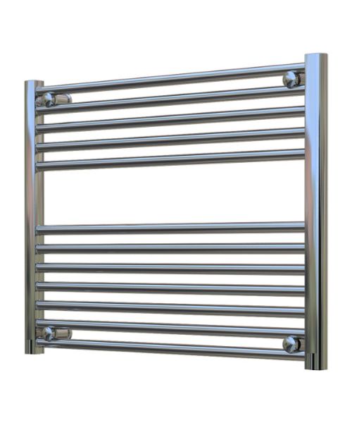 Picture of Horizontal Chrome Towel Radiator 800mm Wide | 600mm High