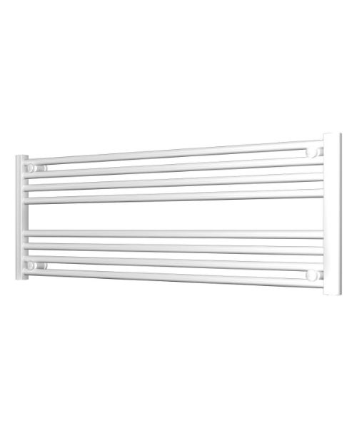 Picture of White Heated Towel Rail - Horizontal 1200mm Wide | 400mm High