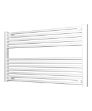 Picture of White Heated Towel Rail - Horizontal 1200mm Wide | 600mm High