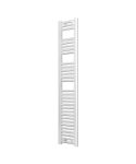 Picture of White Heated Towel Rail - Narrow 300mm Wide | 1500mm High