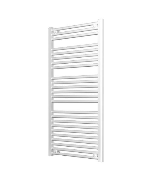 Picture of White Heated Towel Rail - Ladder 600mm Wide | 1150mm High