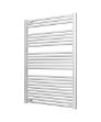 Picture of White Heated Towel Rail - Ladder 800mm Wide | 1200mm High