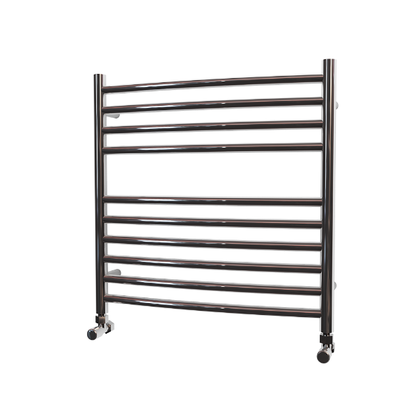 Picture of 600mm Wide 600mm High Horizontal Stainless Steel CURVED Towel Rail